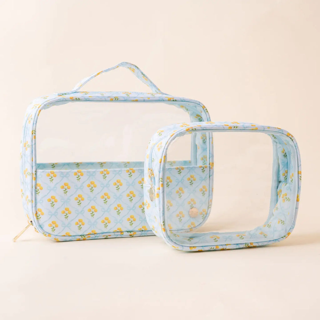 Clearly Chic Cosmetic Bag Set