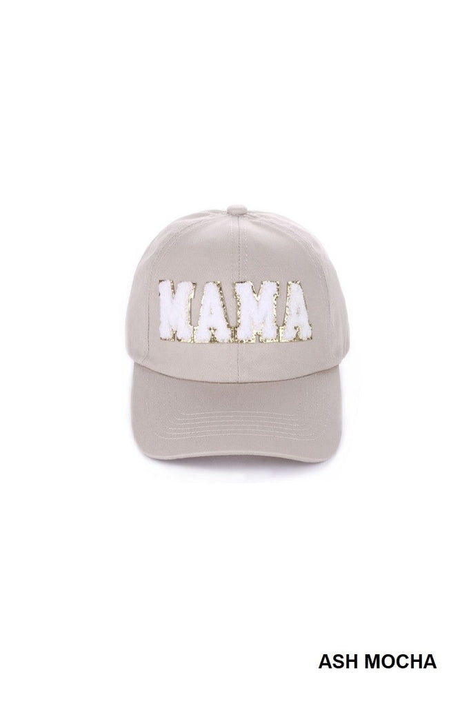 Mama Chenille Patch Baseball Cap Hat