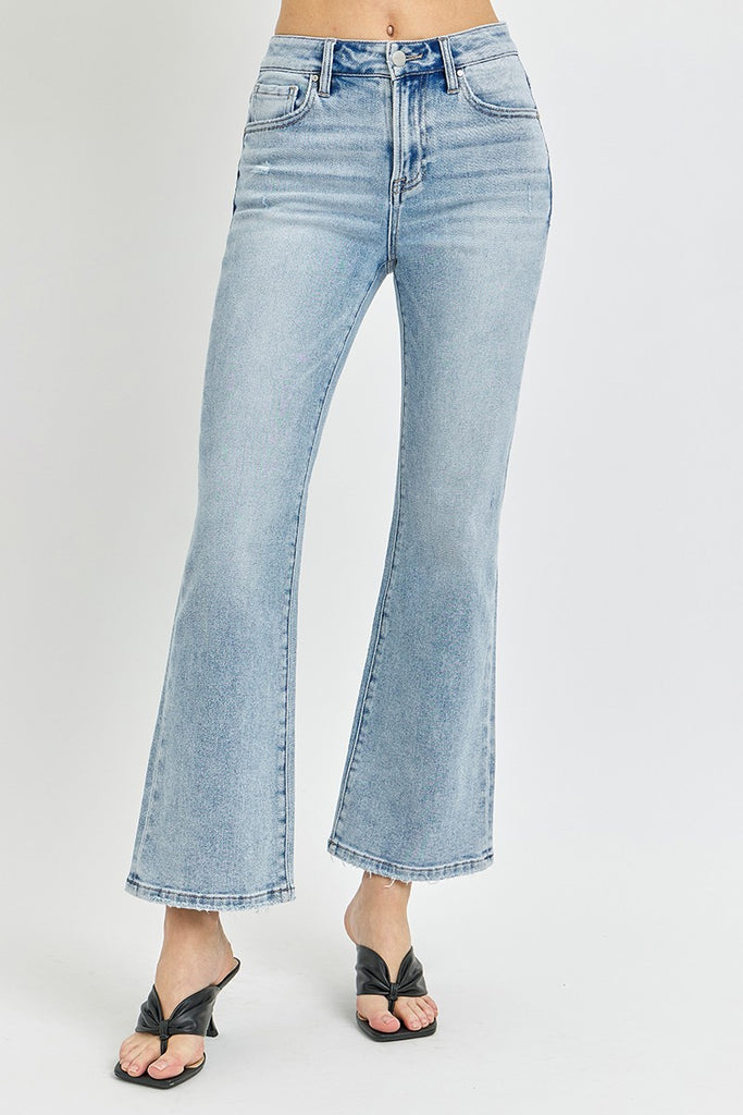 Risen High Rise Ankle Flare Jean