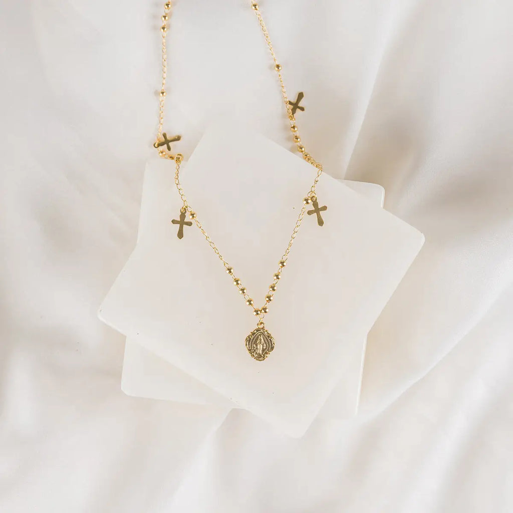 Behold Necklace - Stainless Steel - Gold