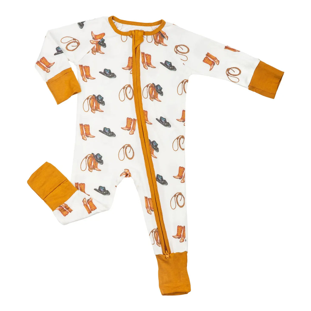 Life Is Better in Boots Baby Bamboo Pajamas
