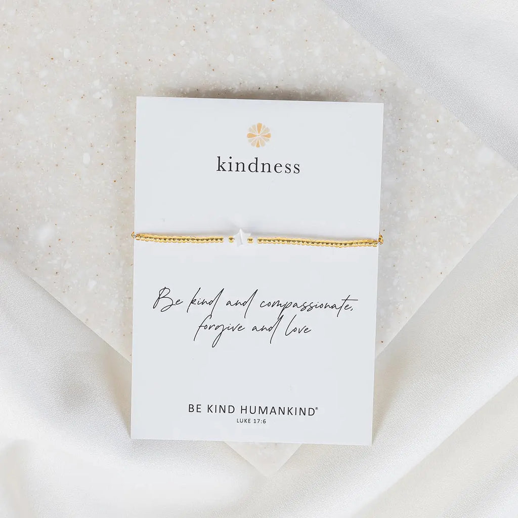 Kindness Start - Gold & White Star