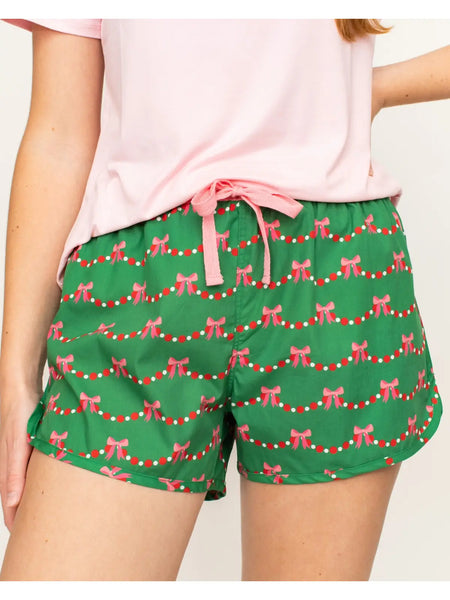 Women's Bow Garland Lounge Shorts