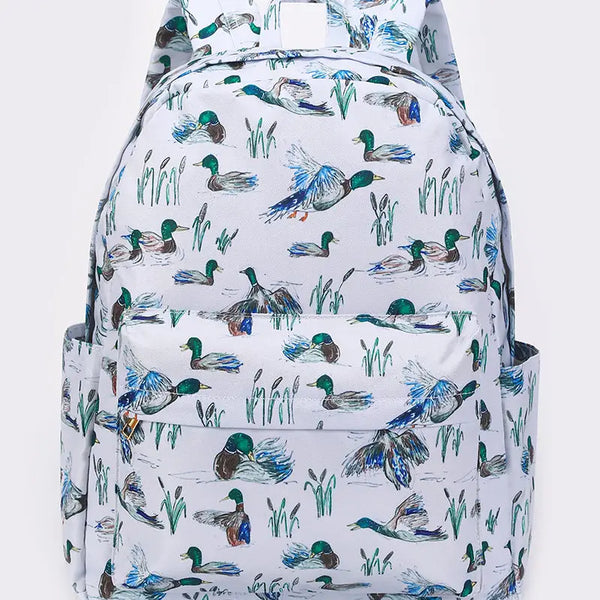 Kids Backpack with Duck Print