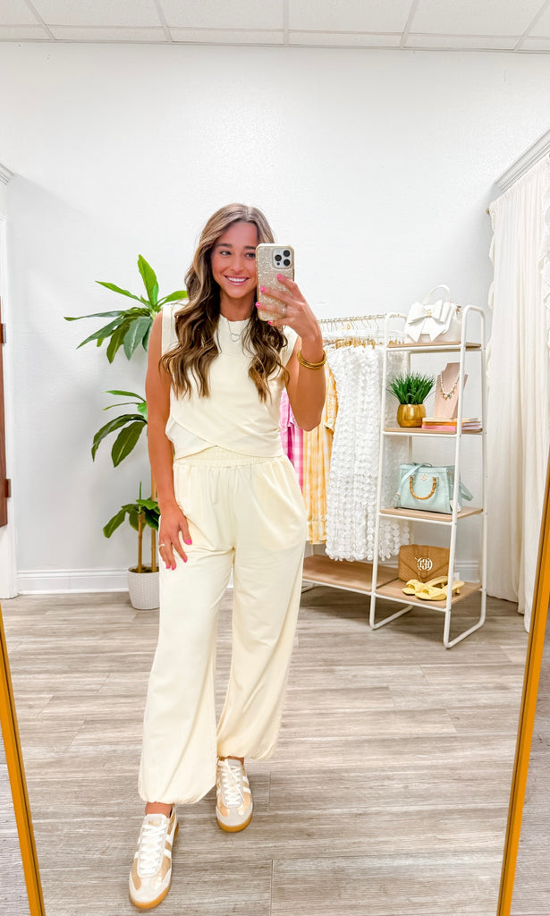 High Waisted Modal Terry Sweatpants
