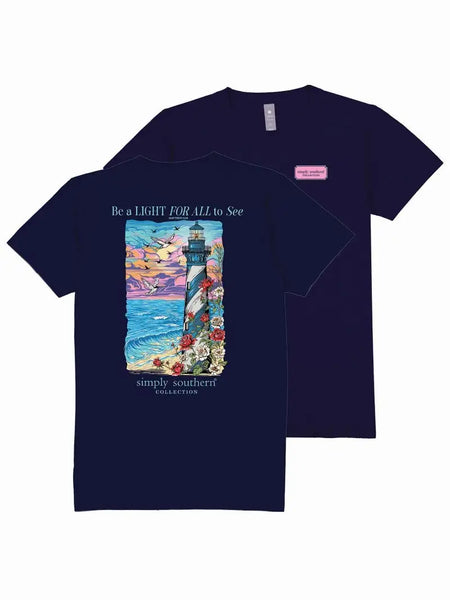 Simply Southern Matthew 5:16 Lighthouse Tee