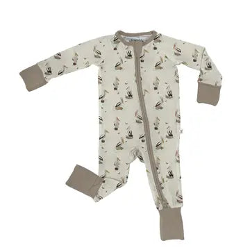 Infants Zip Up Pajamas