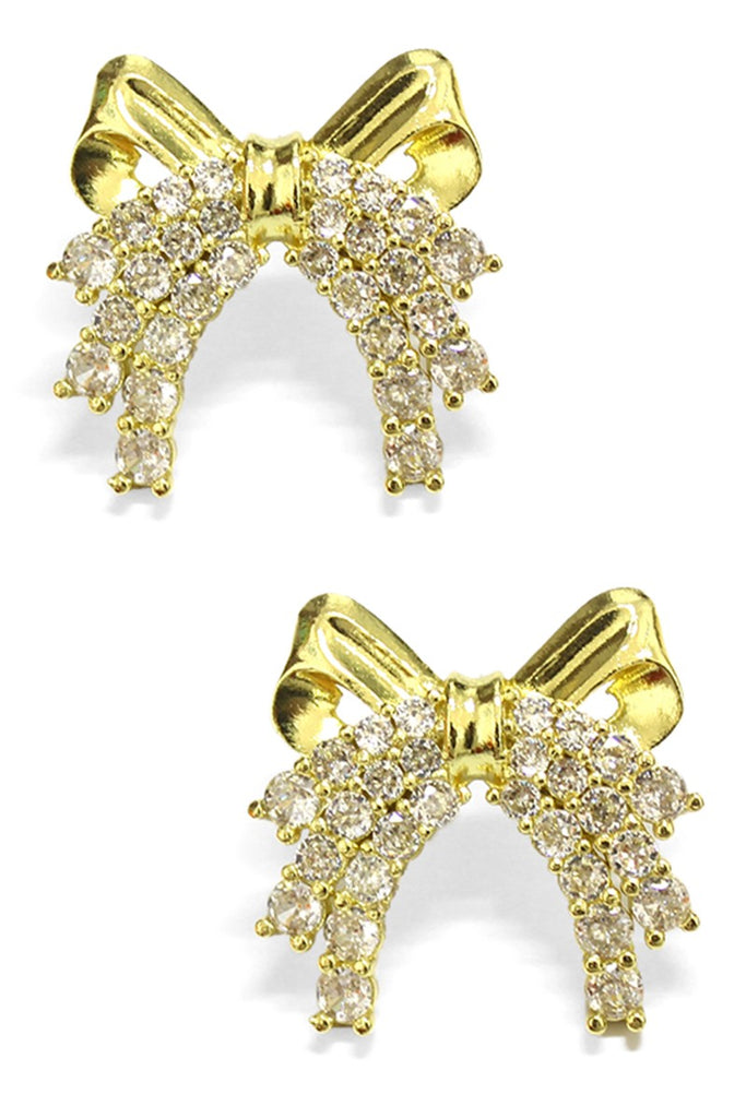 Bow Post Stud Earrings