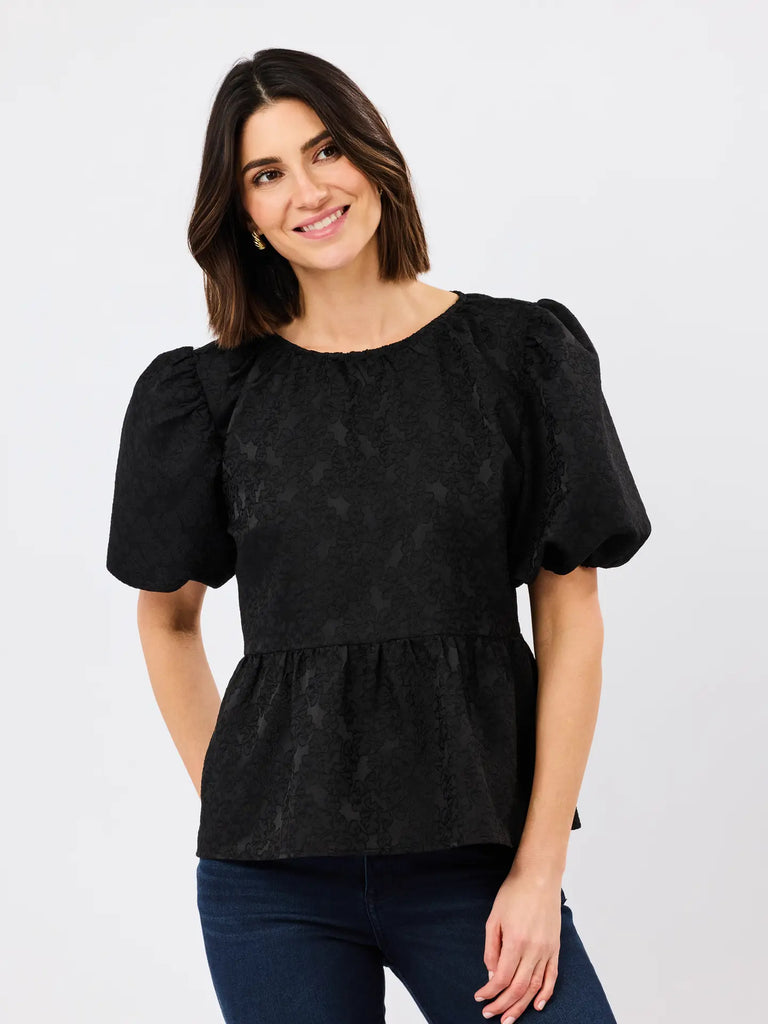 Nina Short Puff Sleeve Top