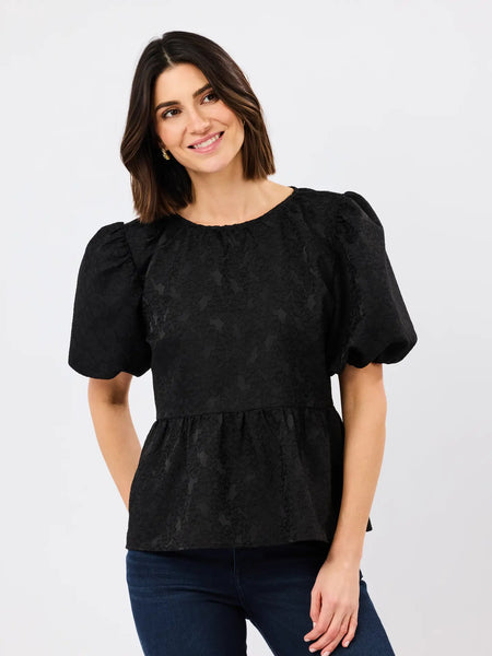Nina Short Puff Sleeve Top