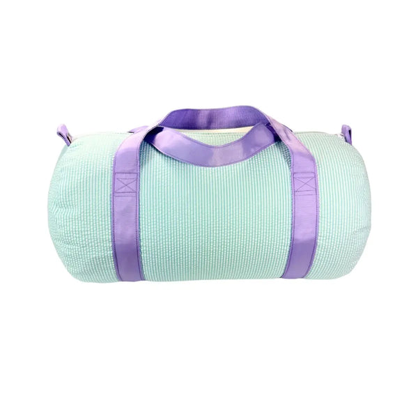 Kid's Mermaid Seersucker Medium Duffel