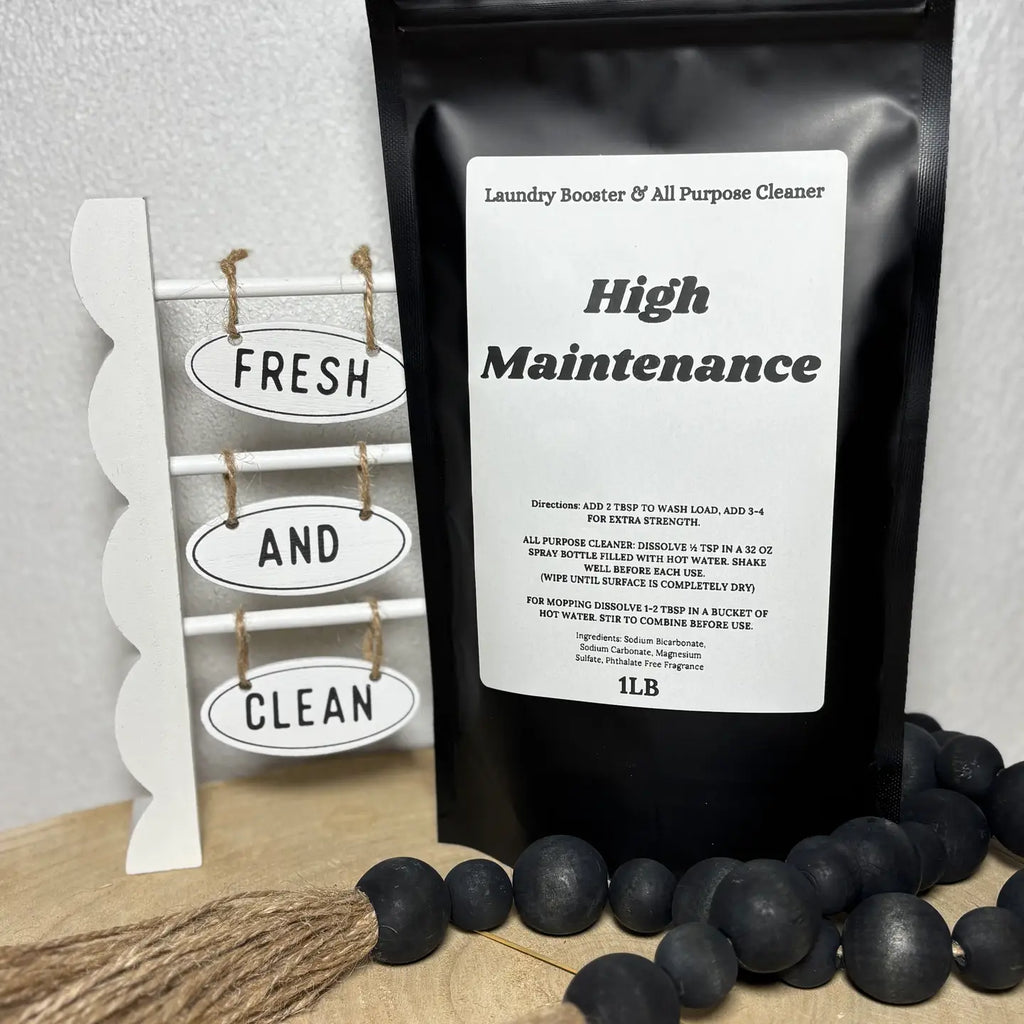 High Maintenance Laundry Powder & All Purpose Cleaner