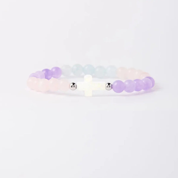 Holy Water Ombre Morganite Bracelet