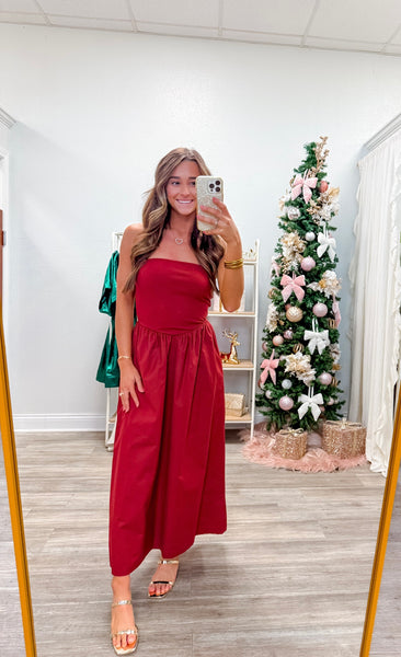 Satin Square Neck Maxi Dress