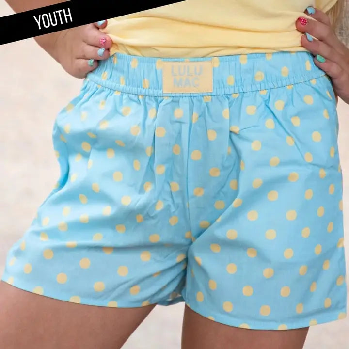 LuluMac Youth Small Polka Dot Shorts