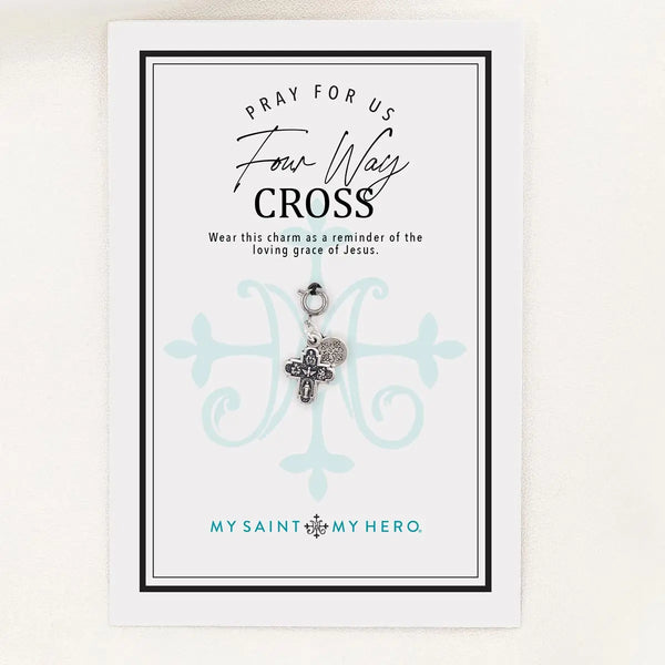 Four Ways Cross Charm