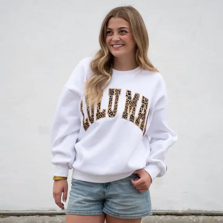 LuluMac Leopard Print Sweatshirt