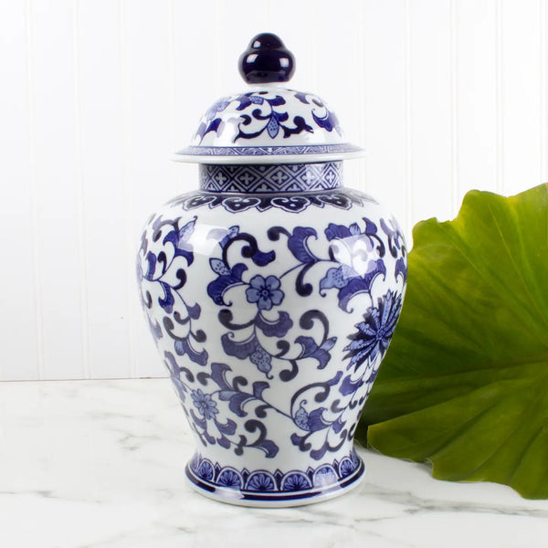 Blue Chinoiserie Ginger Large Jar