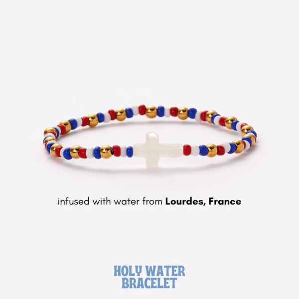Holy Water American Grace Cross Bracelet