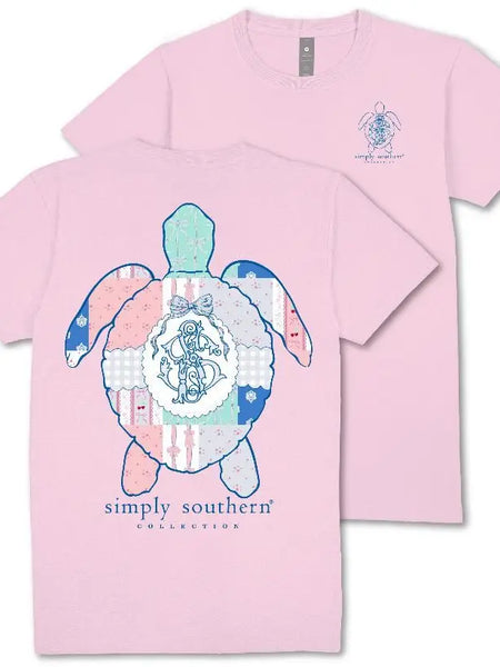 Simply Southern Kids Quilted Sea Turtle Tee