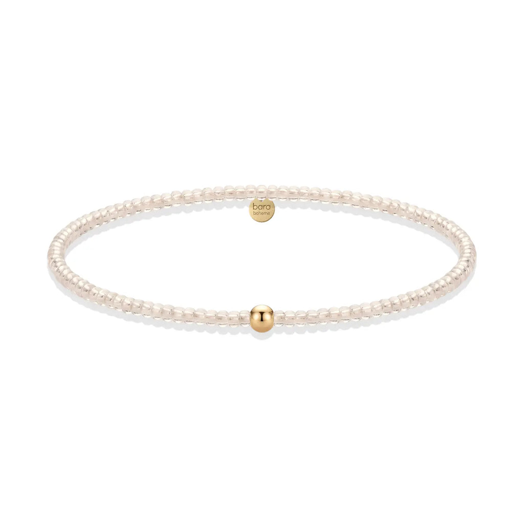 Day Dream Beaded Bracelet — Champagne 6.5"
