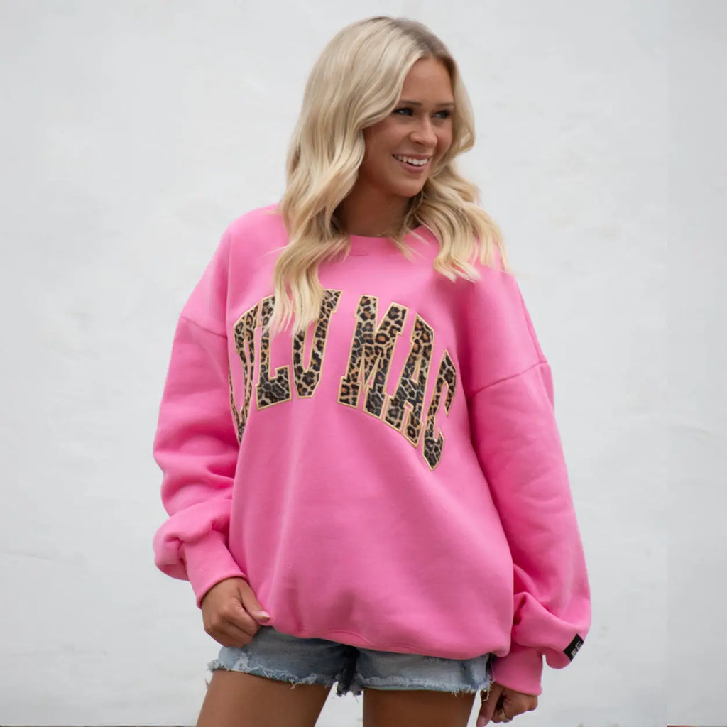 LuluMac Leopard Print Sweatshirt