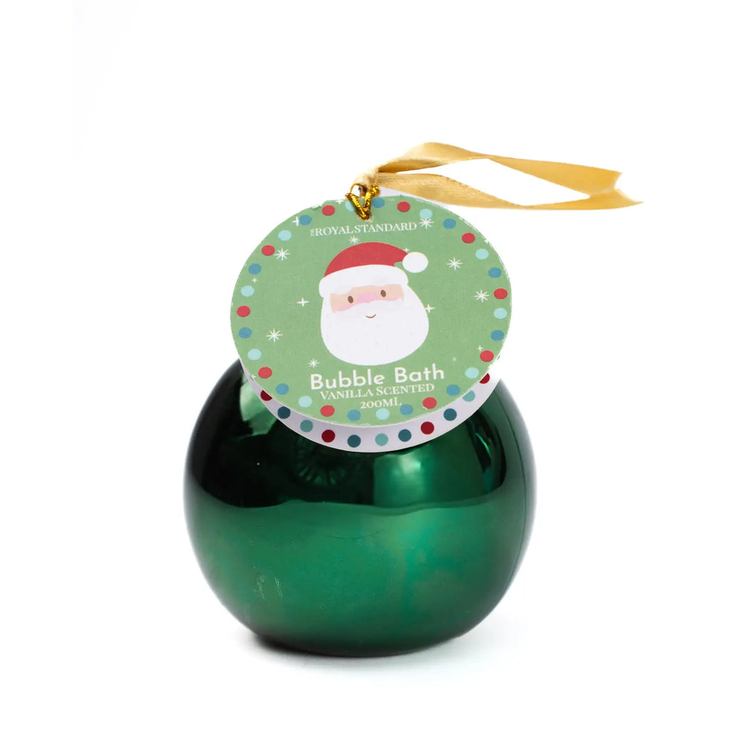 Jingle Santa Bubble Bath Ornament Vanilla Scented