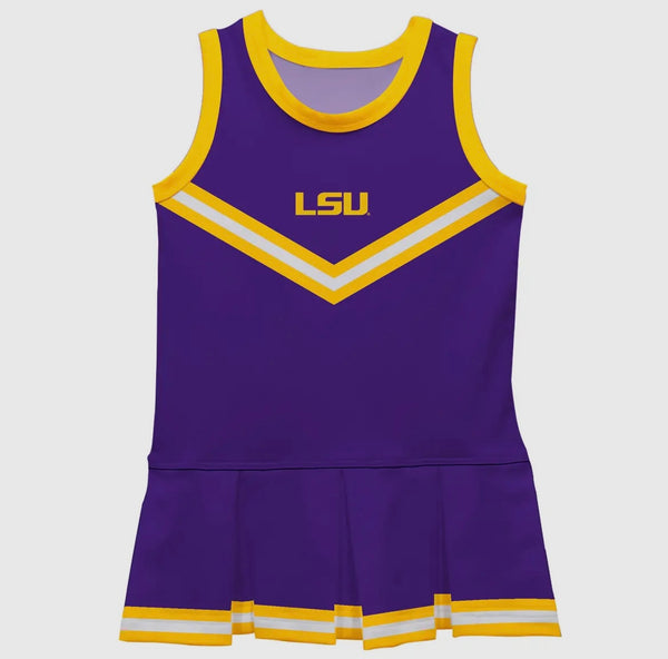 LSU Sleeveless Cheerleader Dress