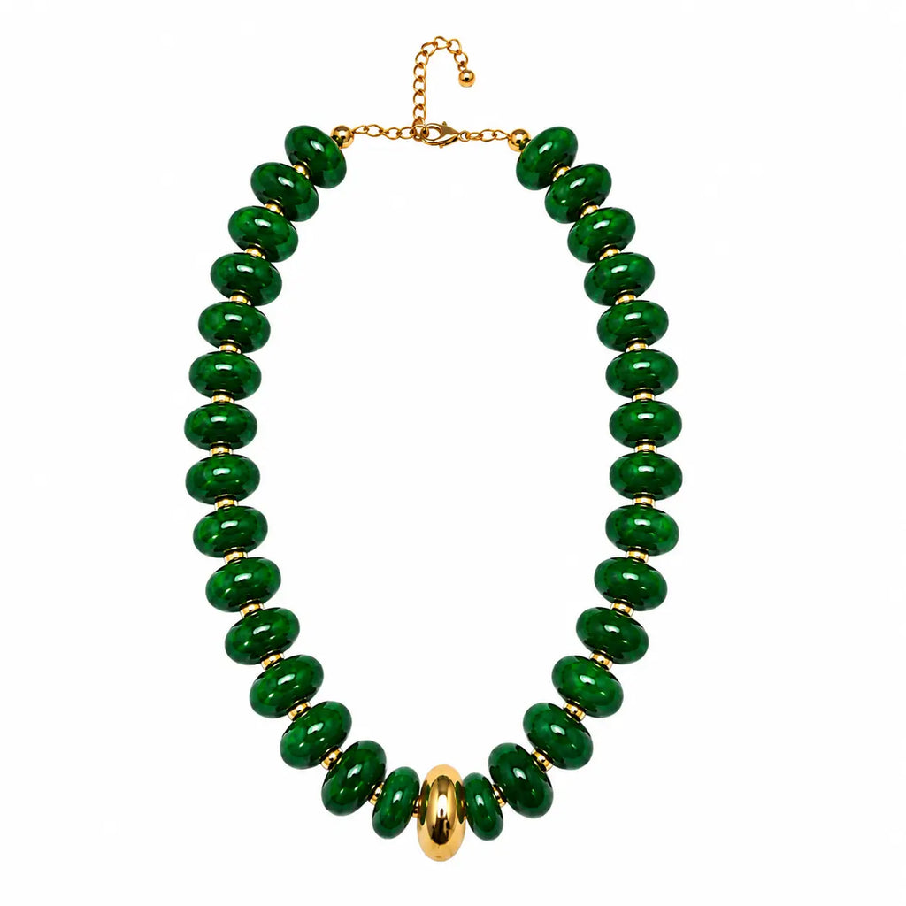 Gold Accent Candy Necklace