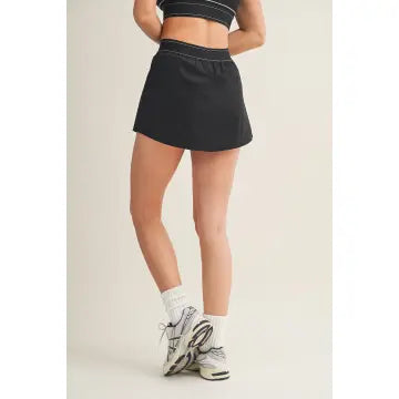 Lightweight Skort w/ Elastic Waistband