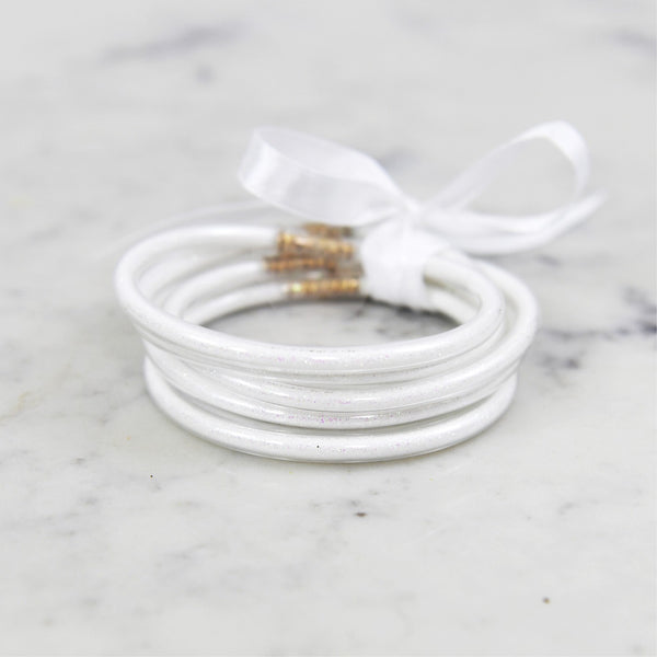 Glitter Jelly Tube Bangle Set