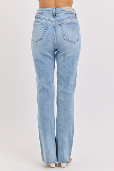 Cello High Rise Full Length Straight Jean