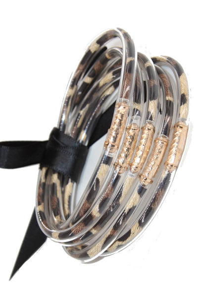 Jelly Tube Glitter Bracelet Set (5)
