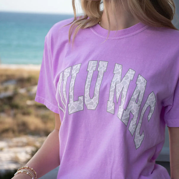 Lulu Mac Grey Camo Tee
