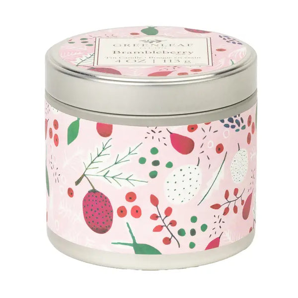 Greenleaf Tin Candle