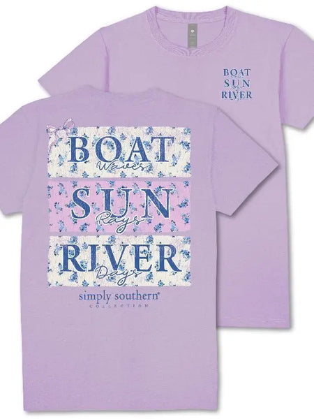 Simply Southern River Boat Tee