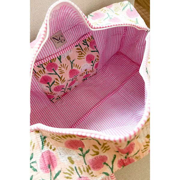 Harley Pink Floral Duffle Bag
