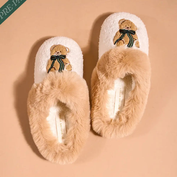 Dreamy Daze Slippers-Teddy Bear Theo