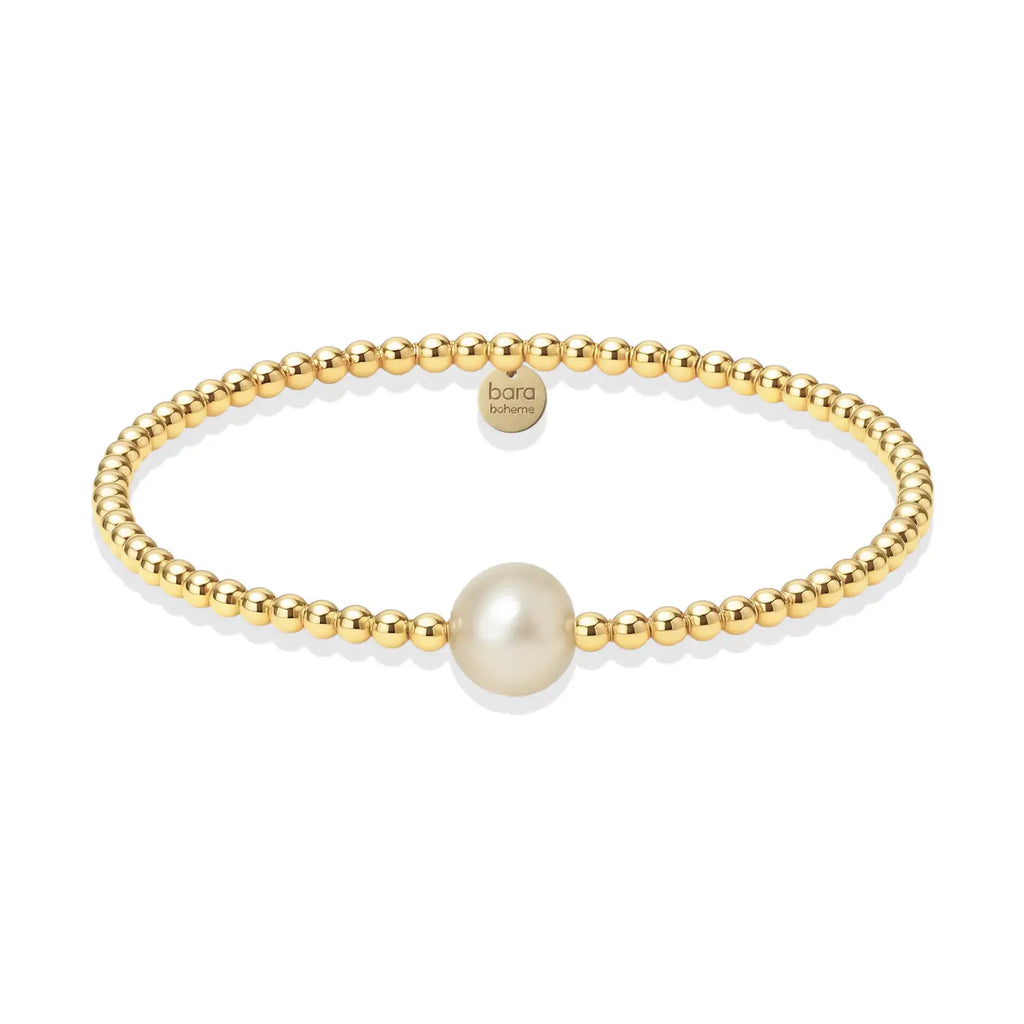 Audrey Pearl Beaded Bracelet-6.5"