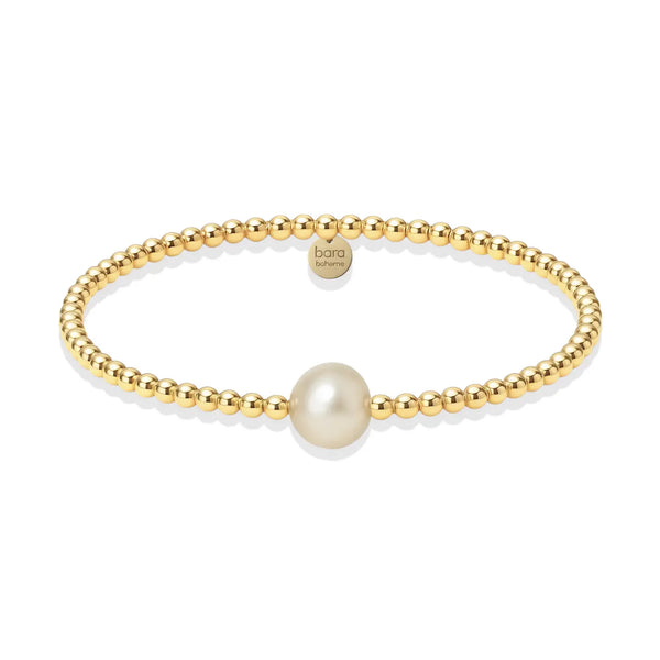 Audrey Pearl Beaded Bracelet-6.5"