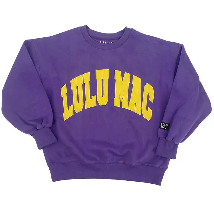 Lulu Mac Embroidered Pullover Sweatshirt