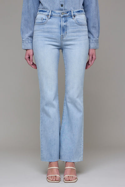 Hidden Clean Side Slit Bootcut