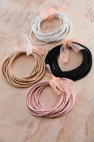 Thick Guitar String Bracelets - 10pcs Set
