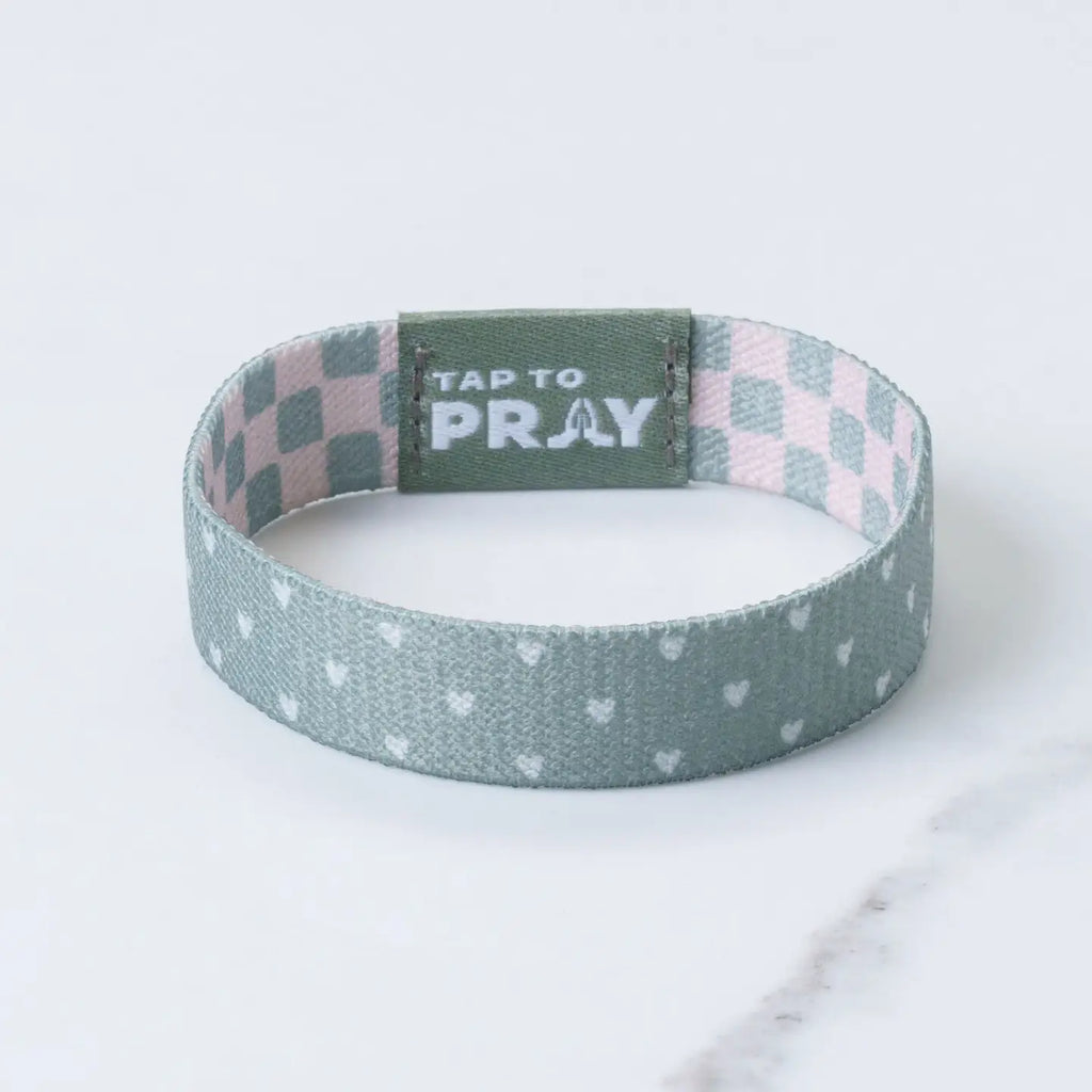 Tap To Pray Cottage & Tile Wristband