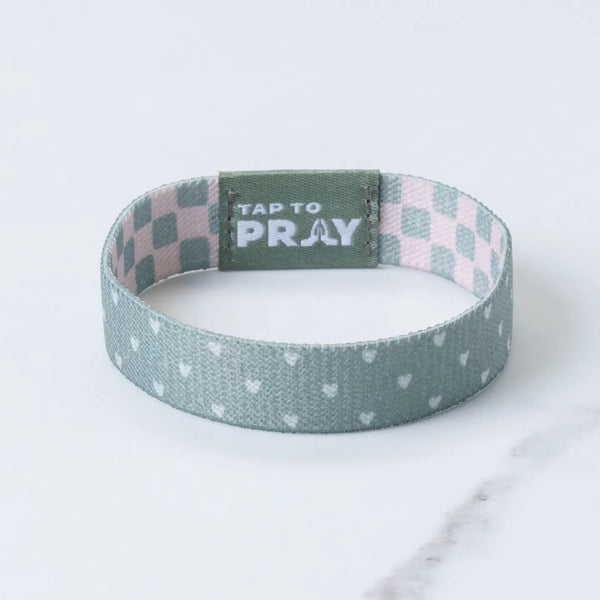 Tap To Pray Cottage & Tile Wristband