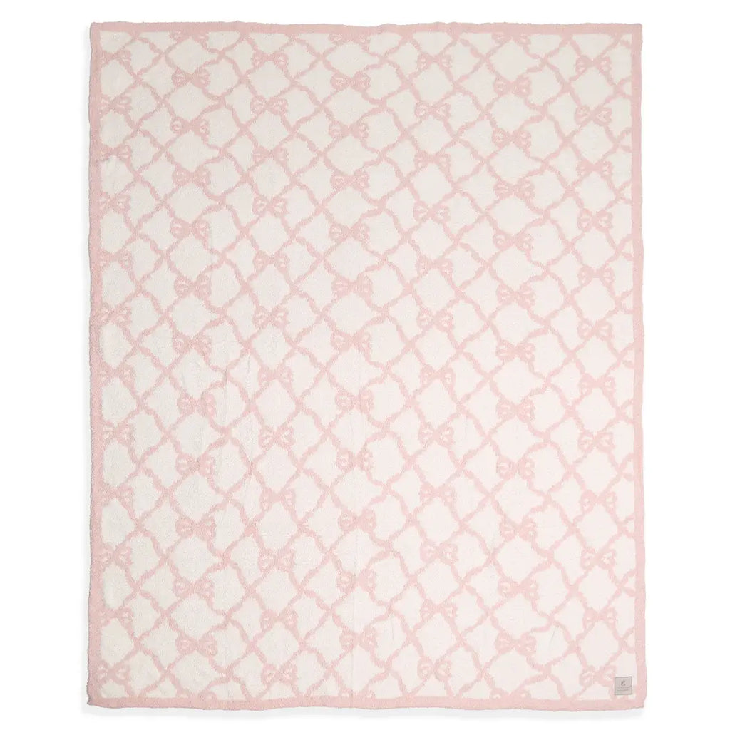 Ribbon Pattern Print Comfort Soft Throw Blanket