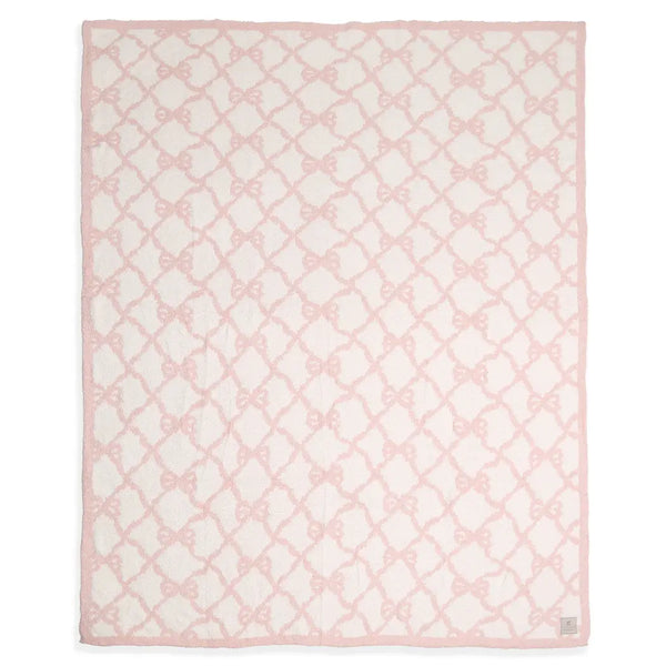 Ribbon Pattern Print Comfort Soft Throw Blanket