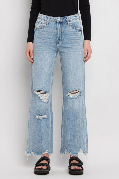 Vervet 90'S Vintage Super High Rise Flare Jean