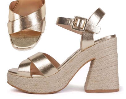 Soda Noble Cross Strap Wedge