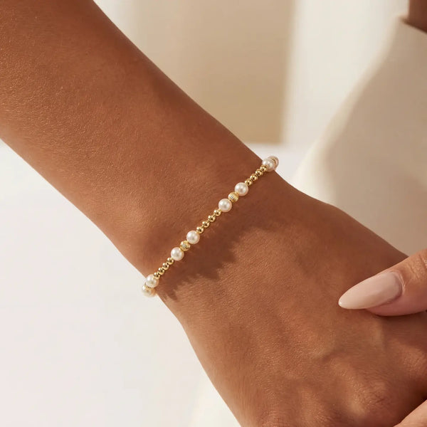 Kimberly Pearl Beaded Bracelet-6.5"